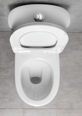 AQUALINE PETIT WC kombi dětské, zadní/spodní odpad, bílá PT520 - Aqualine