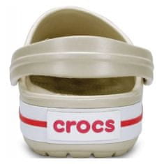 Crocs Dřeváky šedé 37 EU Crocband Stuccomelon