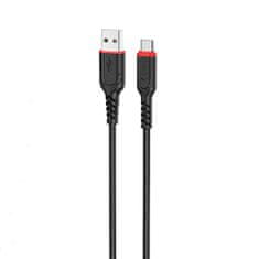 IZMAEL Hoco – Datový kabel Victory (X59) – USB-A pro USB Type-C, 12W 2,4 A - 1.0 m – Černý KP27177