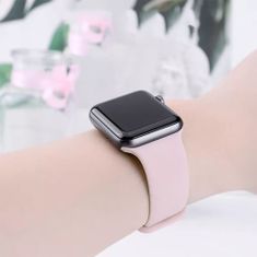 Techsuit Náhradní řemínek pro Apple Watch 1 42mm/Watch 2 42mm/Watch 3 42mm/Watch 5 44mm/Watch 6 44mm - Fialová KP27192