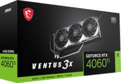 MSI GeForce RTX 4060 Ti VENTUS 3X 16G OC, 16GB GDDR6