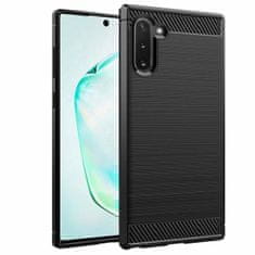 IZMAEL Pouzdro Carbon Bush TPU pre Samsung Galaxy Note 10 - Černá KP19363