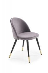 Halmar Designová židle Gole tmavě šedá