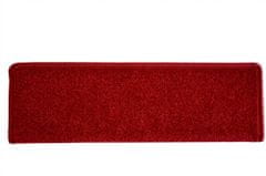 Vopi Nášlapy na schody Eton červený obdélník, samolepící 24x65 obdélník (rozměr včetně ohybu)
