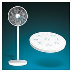 Cecotec Ventilátor , 8243 EnergySilence 2600 Sunflower, stojanový, aku, průměr 33 cm, 12 rychlostí, 2 režimy, dálkové ovládání, 22 W