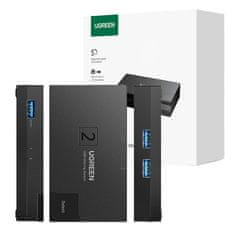 Ugreen CM618 Switch Box 3x USB 3.0, černý