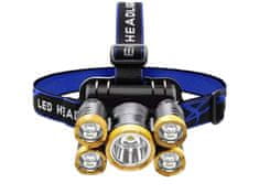 AKU Čelovka 5xLED typu CREE E-161