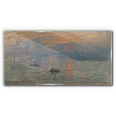 COLORAY.CZ Obraz na skle Impresionismus Sunrise mince 120x60 cm