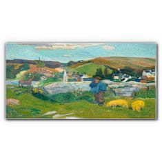 COLORAY.CZ Obraz na skle Swineherd Gauguin 140x70 cm