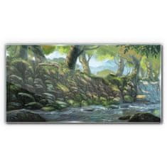 COLORAY.CZ Obraz na skle Las River Stones 100x50 cm