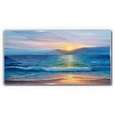 COLORAY.CZ Obraz na skle Ocean Sea Waves Coast 120x60 cm