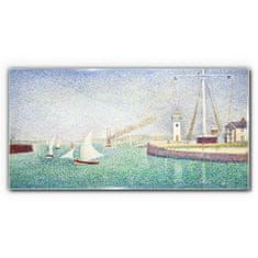 COLORAY.CZ Obraz na skle Vstup do Seurat Port 100x50 cm