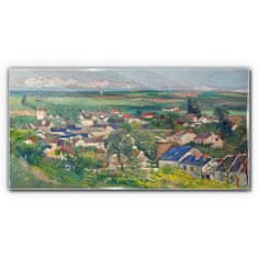 COLORAY.CZ Obraz na skle AUVERS Panoramatický výhled 100x50 cm