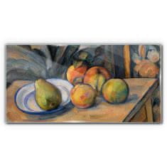 COLORAY.CZ Obraz na skle Velká hruška Paul Cézanne 100x50 cm