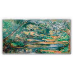 COLORAY.CZ Obraz na skle Brook Paul Cézanne 120x60 cm