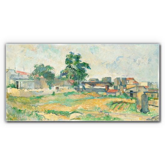 COLORAY.CZ Obraz na skle Krajina Paříže Cézanne