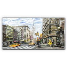 COLORAY.CZ Obraz na skle New York City 100x50 cm