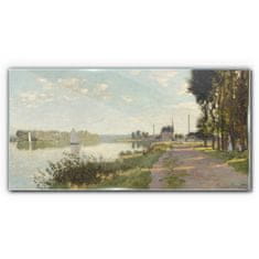 COLORAY.CZ Obraz na skle Promenáda v argenteuil mince 100x50 cm