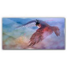 COLORAY.CZ Obraz na skle Abstrakce City Hawk 120x60 cm