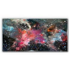 COLORAY.CZ Obraz na skle Abstrakce Cosmos Hvězdy 100x50 cm