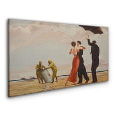 COLORAY.CZ Obraz na plátně Beach Rescue Banksy 120x60 cm