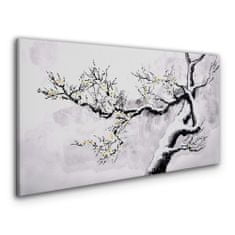 COLORAY.CZ Obraz na plátně Zimní sněhové větve stromů 100x50 cm