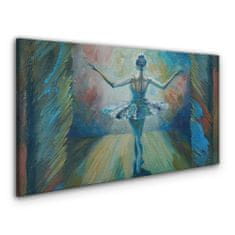COLORAY.CZ Obraz na plátně Abstrakce baletu tanečnice 100x50 cm