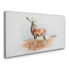 COLORAY.CZ Obraz na plátně Akvarel Animal Deer 120x60 cm