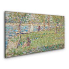 COLORAY.CZ Obraz na plátně Island Malování Seurat 100x50 cm