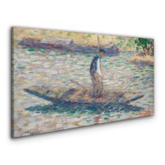 COLORAY.CZ Obraz na plátně Rybář Seurat 120x60 cm