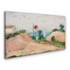 COLORAY.CZ Obraz na plátně Železniční řez Cézanne 100x50 cm