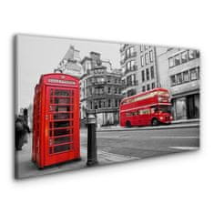 COLORAY.CZ Obraz na plátně Město London Bus 140x70 cm