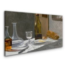 COLORAY.CZ Obraz na plátně Zátiší s lahví Monet 120x60 cm