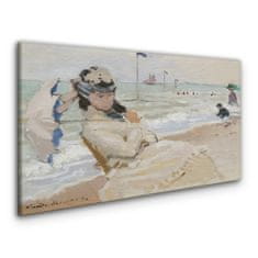 COLORAY.CZ Obraz na plátně Camille Beach Trouville mince 100x50 cm