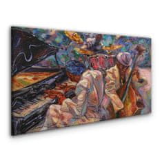 COLORAY.CZ Obraz na plátně Piano hudební bubny 100x50 cm