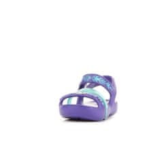 Crocs Sandály fialové 20 EU Line Frozen Sandal K Ultraviolet
