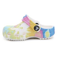 Crocs Dřeváky 22 EU Classic Tie Dye Graphic Kids Clog T