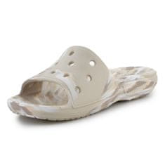 Crocs Pantofle béžové 36 EU Classic Marbled Slide