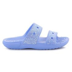 Crocs Pantofle modré 38 EU Classic Glitter Sandal Kids
