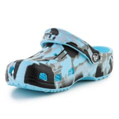 Crocs Dřeváky modré 34 EU Classic Spray Camo Clog Kids