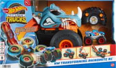 Hot Wheels RC Monster Trucks transformující se Rhinomite 1:12 HPK27 - rozbaleno