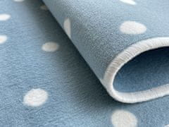 Vopi Dětský koberec Puntík modrý, 0.80 x 0.50