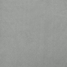 Greatstore Pelíšek pro psy světle šedý 70 x 48 x 22 cm samet
