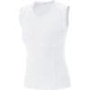 M Women Base Layer Sleeveless Shirt-white-40