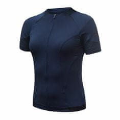 Sensor COOLMAX RACE dámský dres celozip kr.rukáv deep blue velikost M