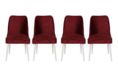 ASIR GROUP ASIR Set židlí NOVA červený bílý