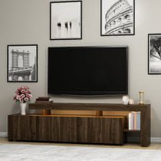 Hanah Home TV stolek Beliz - Walnut, Ořech