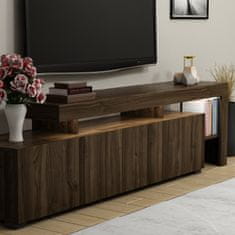 Hanah Home TV stolek Beliz - Walnut, Ořech