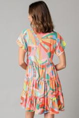 OMG! Dámské mini šaty Ygrairamur vícebarevná L