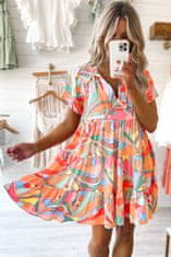 OMG! Dámské mini šaty Ygrairamur vícebarevná L